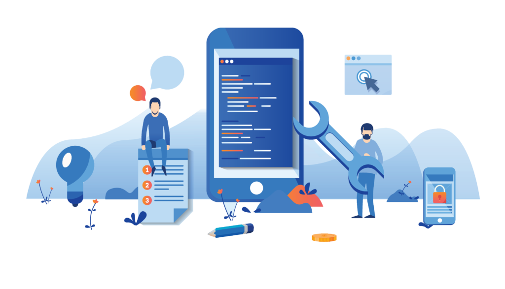 Mobile business apps connected to company systems